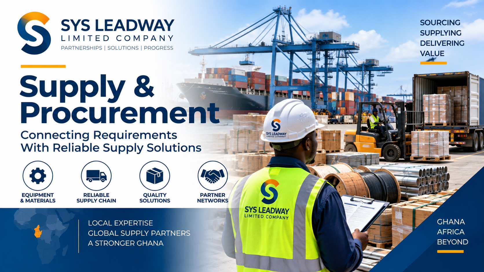 Supply & Procurement solutions by SYS Leadway in Ghana